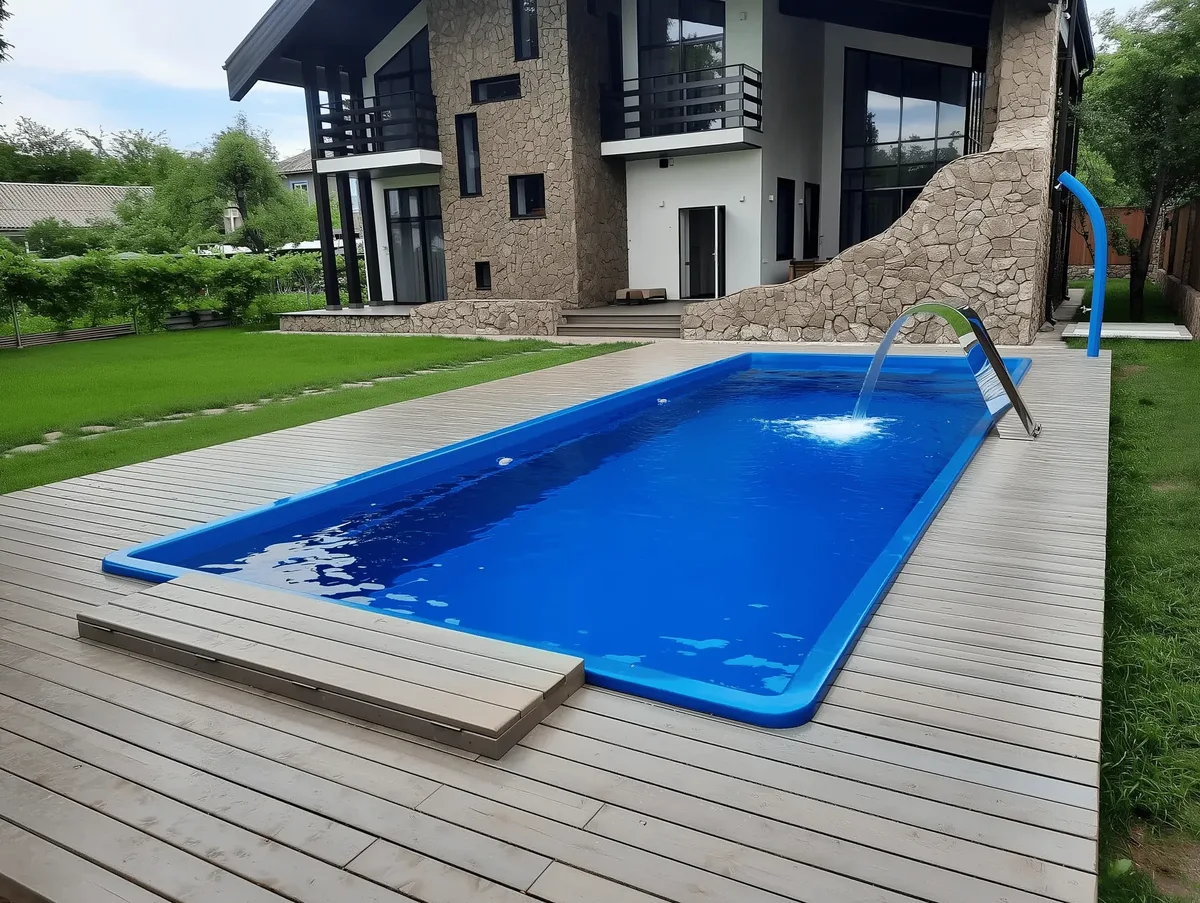 Композитный бассейн Laguna 9 — вид сверху в Набережных Челнах